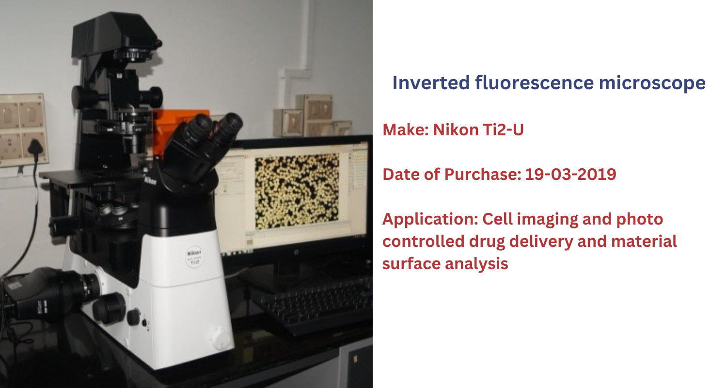 Inverted fluorescence microscope